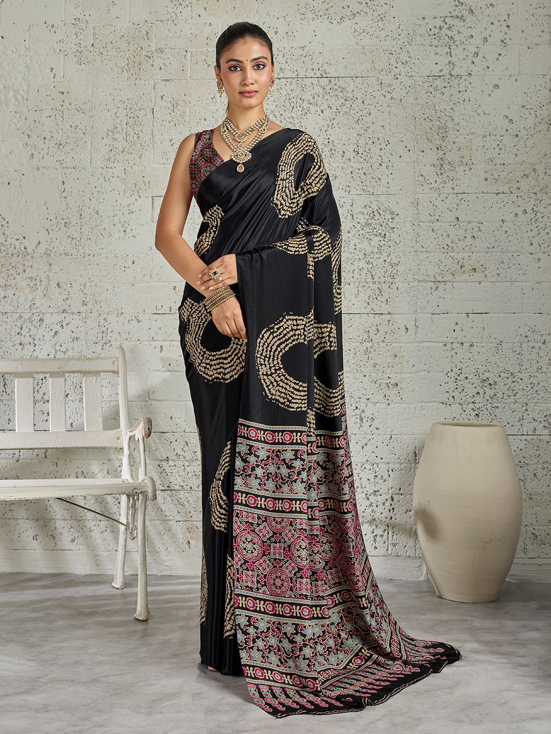 Tanmira New Soft & Stylish Kalindi Casual Wear Saree in Crepe Silk Fabric APL