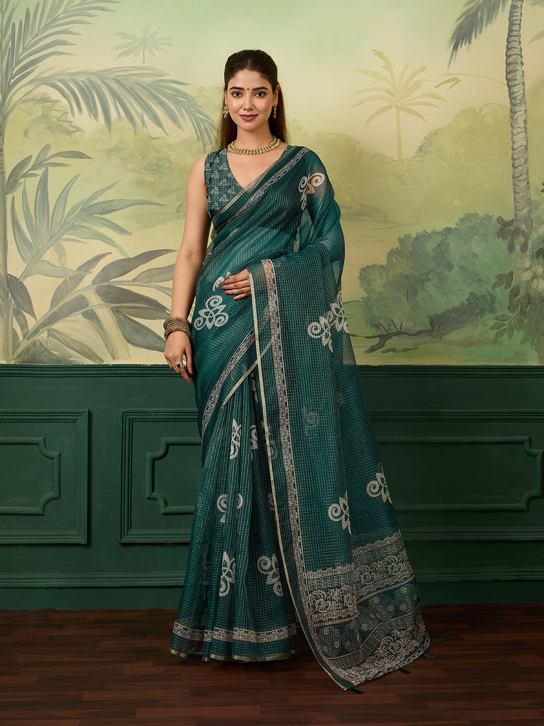 Tanmira New Premium Kota Doriya Saree in Bandhani Style STL