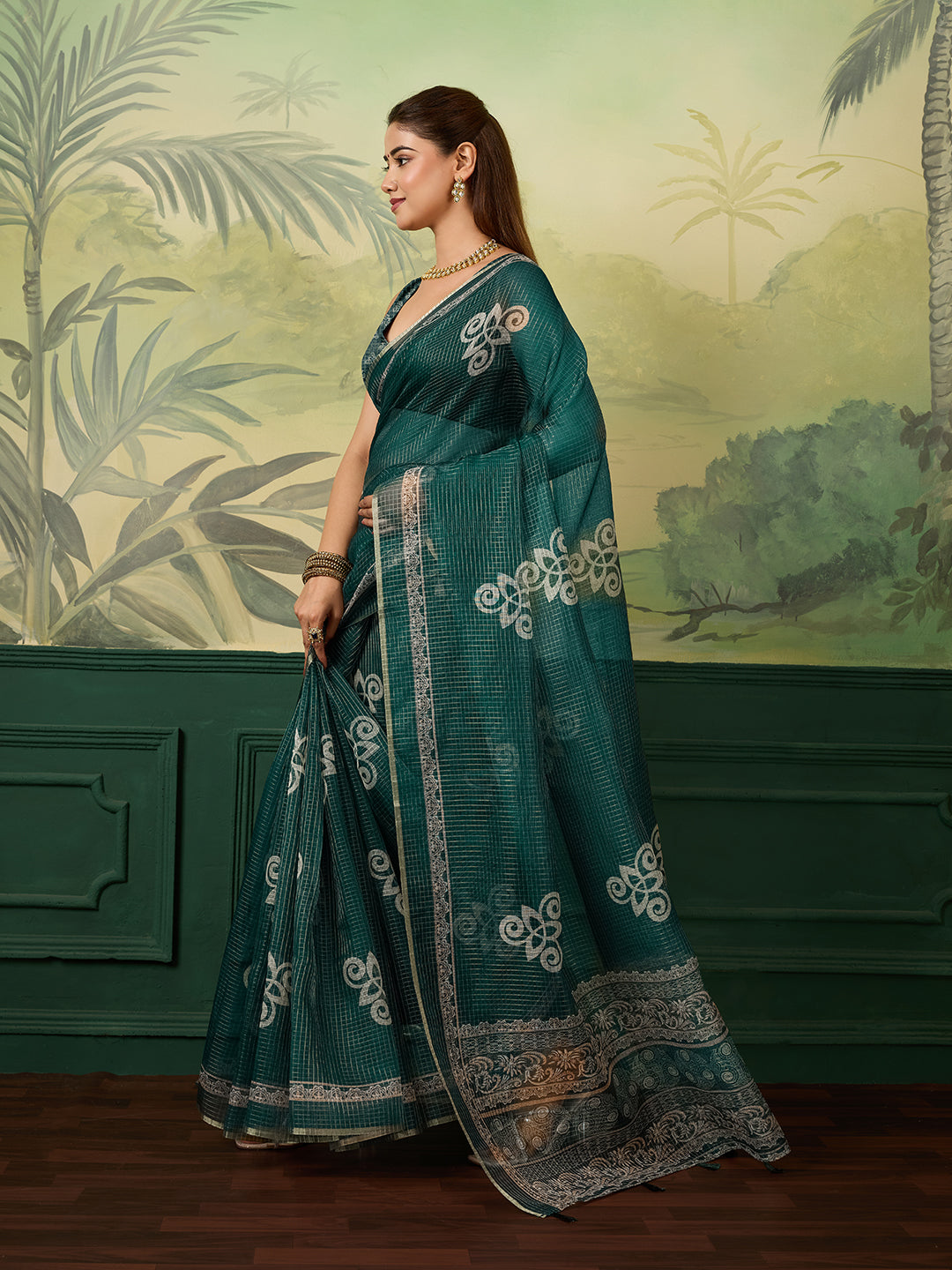 Tanmira New Premium Kota Doriya Saree in Bandhani Style STL