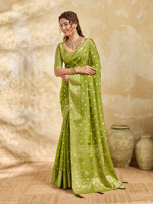 Buy New Elegant Bandhani Saree With Festive Wear Tanmira