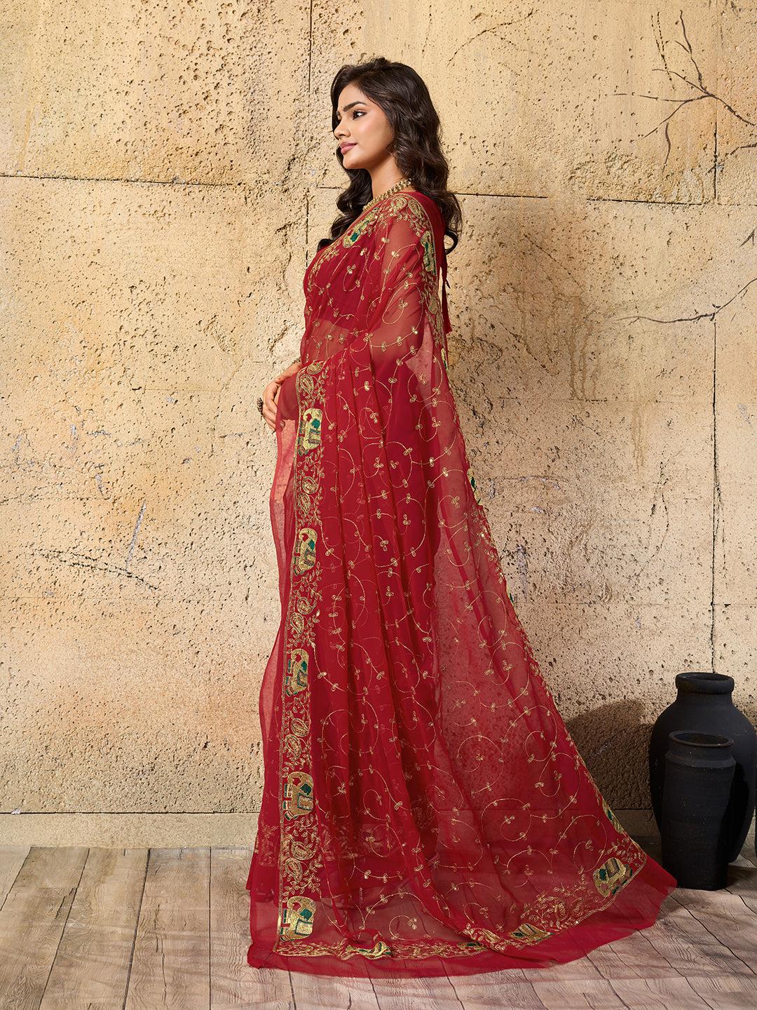 Tanmira Special Classic Traditional Saree in Soft Georgette Fabric JAY