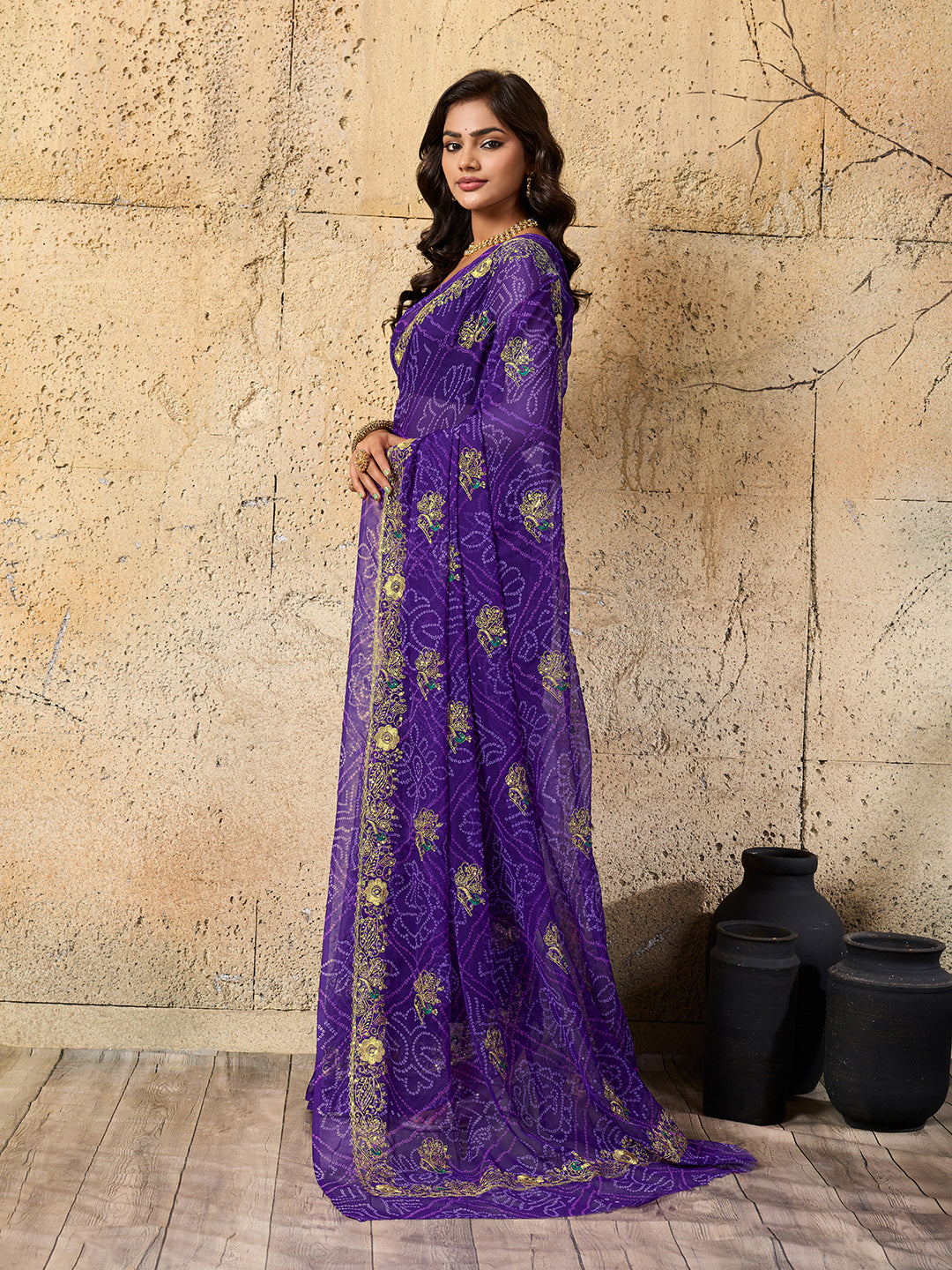 Tanmira Latest Radiant Charm In Georgette With Sequin Tari Work Saree JAY