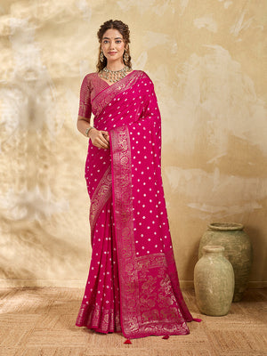 Buy New Elegant Bandhani Saree With Festive Wear Tanmira