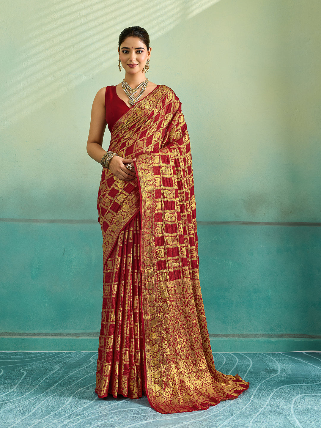 Tanmira New Latest Art silk Banarasi Style With Zari weaving Work Saree Tanmira
