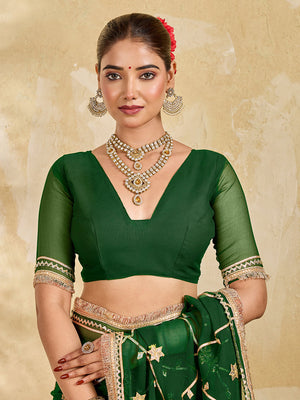 Buy Georgette Saree with Gota patti Work Tanmira