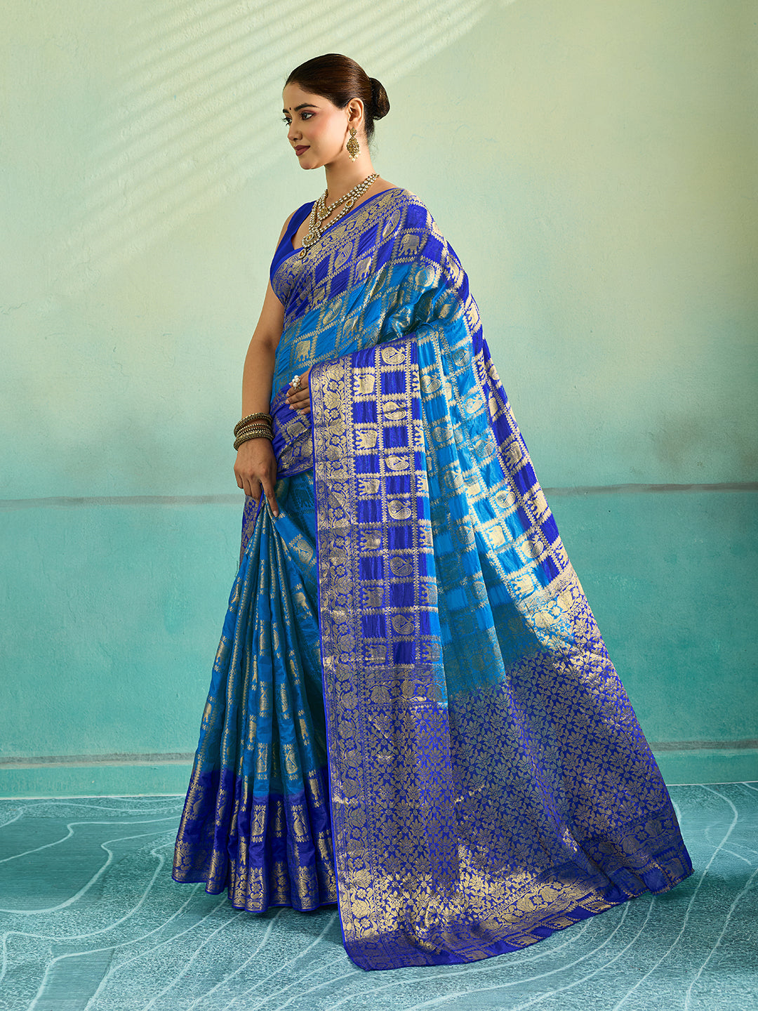 Tanmira New Special Art silk Banarasi Style With Zari weaving Work Saree Tanmira