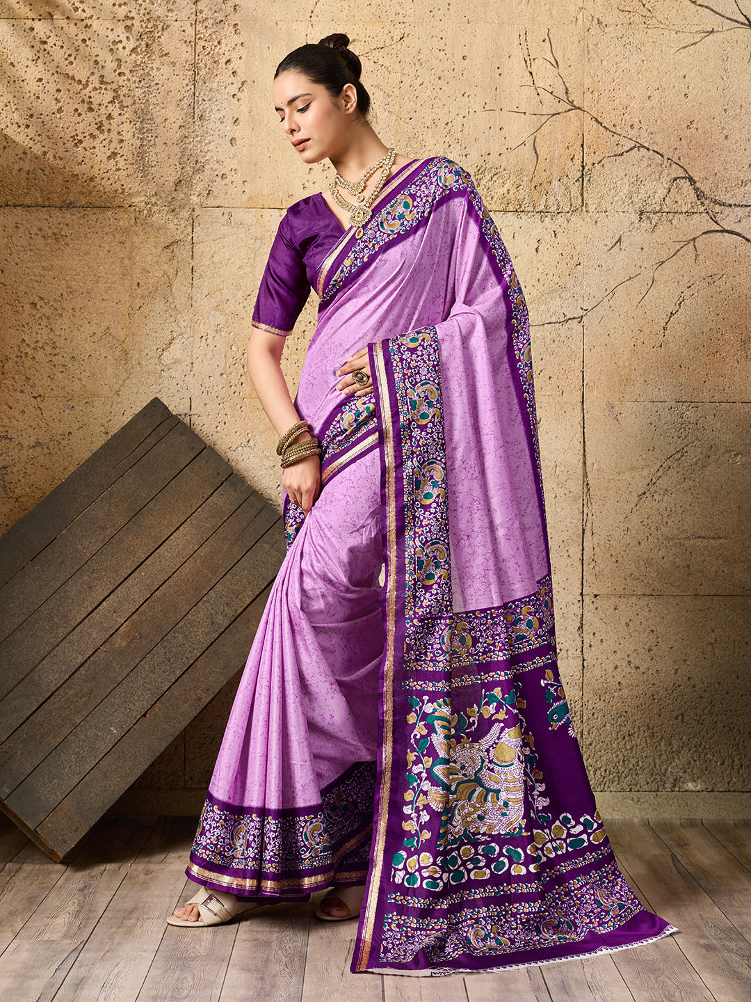 Tanmira New Special Dola Silk Printed Style With Zari Border Work Saree VJT