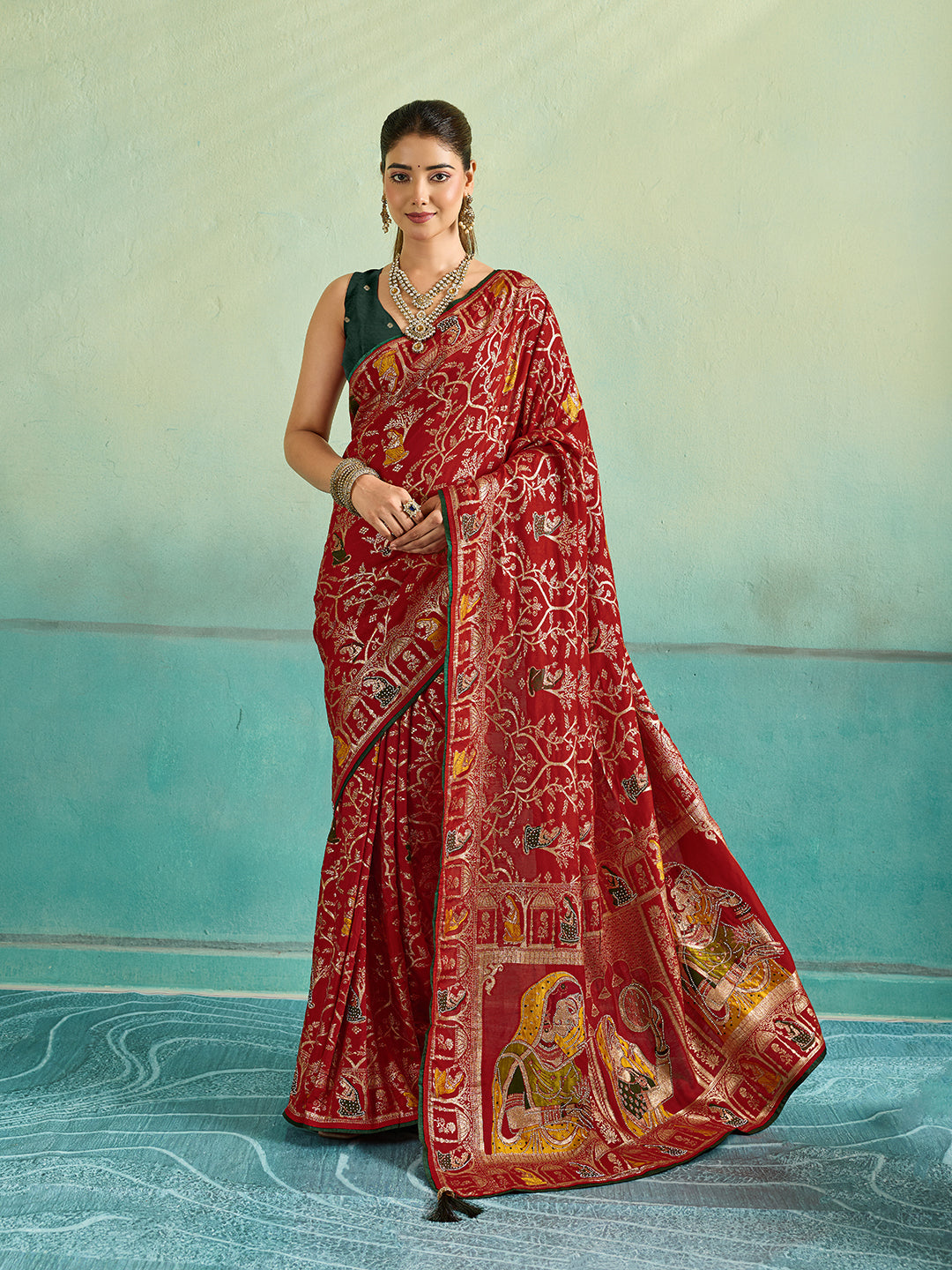 Tanmira New Exclusive Banarasi Work Dola Silk Saree Collection PDM