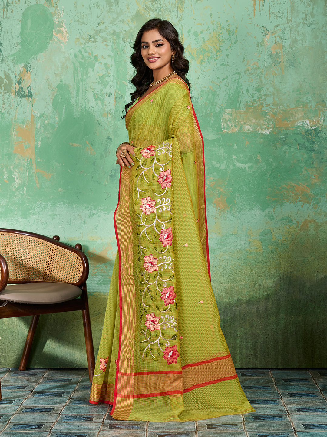 Tanmira New Latest Kota Doriya Banarasi Style With kashish work Saree SWA