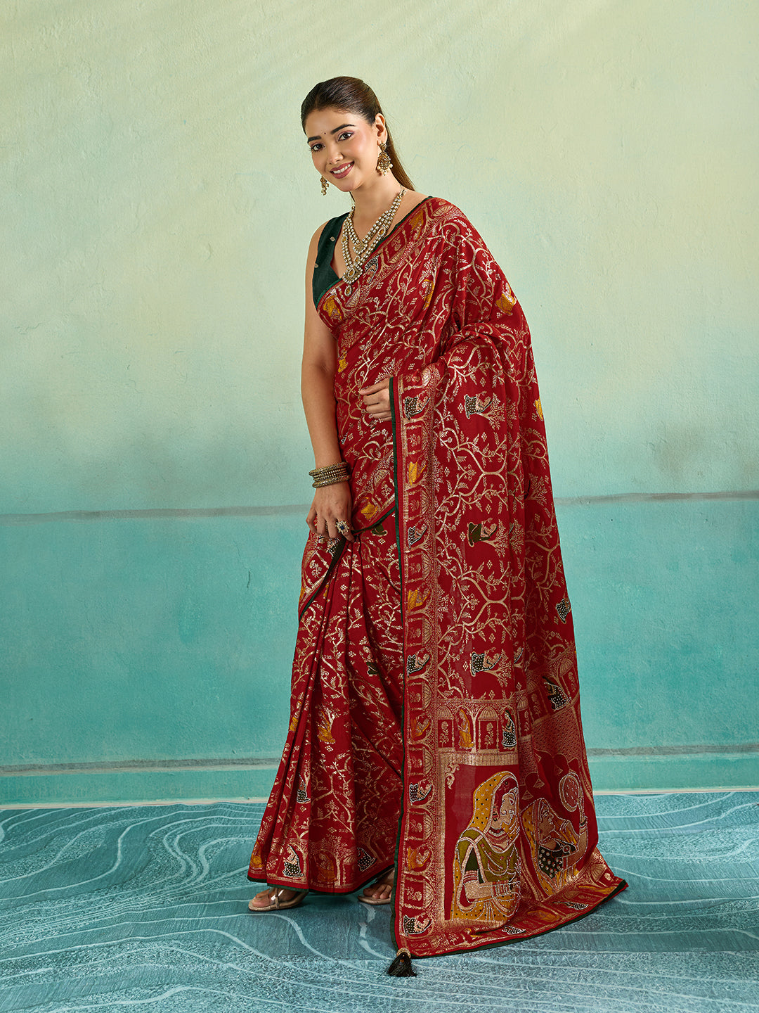 Tanmira New Exclusive Banarasi Work Dola Silk Saree Collection PDM