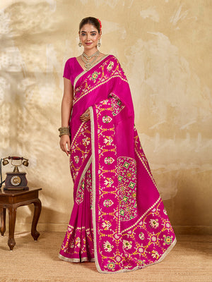 Buy New Patola Style Saree with Festive Wear Tanmira