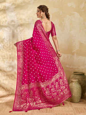 Buy New Elegant Bandhani Saree With Festive Wear Tanmira