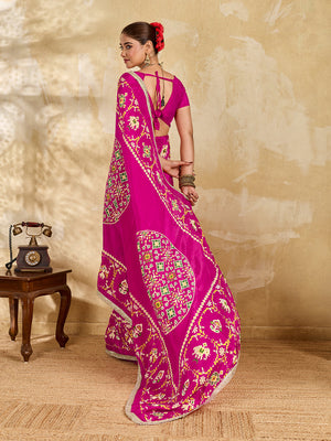 Buy New Patola Style Saree with Festive Wear Tanmira
