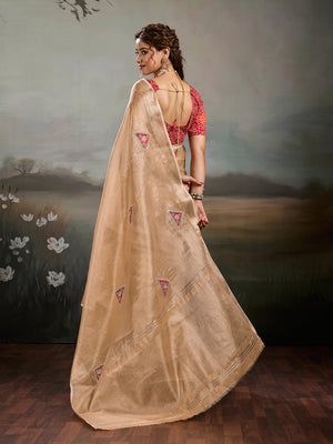 Buy Traditional Banarasi Style Saree Tanmira