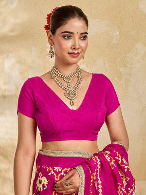 Buy New Patola Style Saree with Festive Wear Tanmira