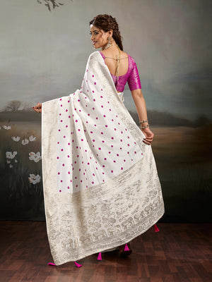 Buy Elegant Bandhani Saree With Festive Wear Tanmira