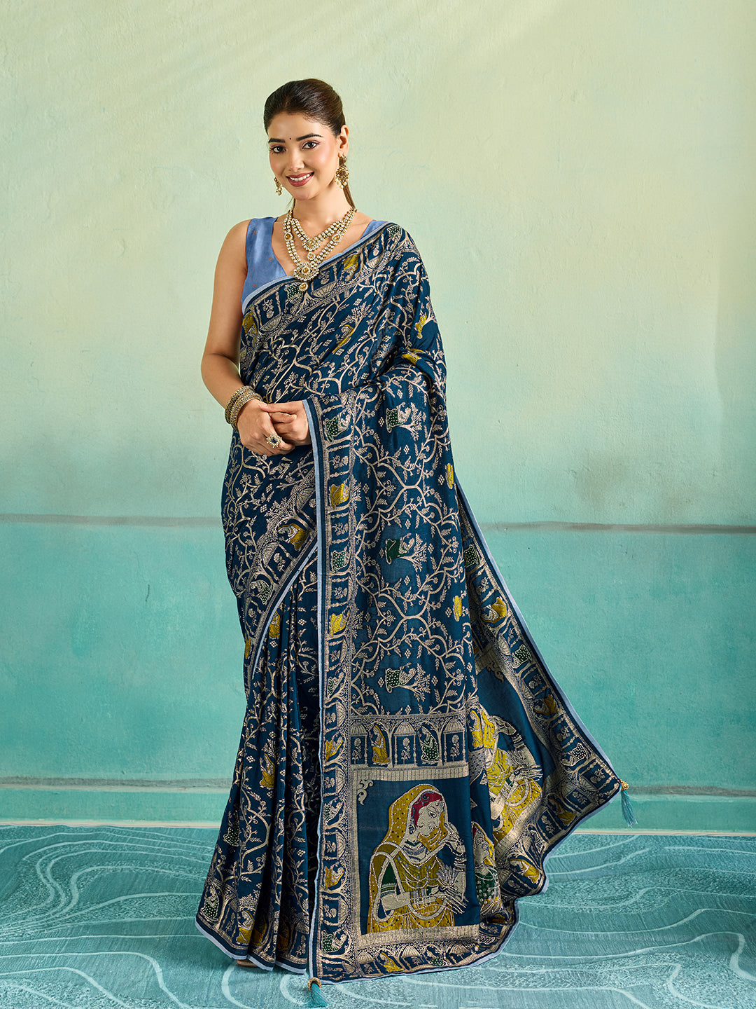 Tanmira New Classic Banarasi Dola Silk with Shiroshki Touch PDM