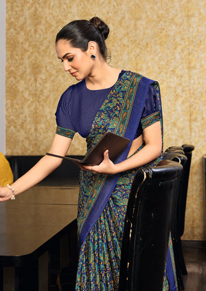 Silk Fabric Uniform Official Wear saree under 1500