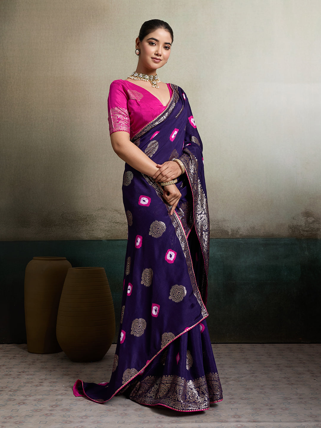 Tanmira New Dola Silk Saree with Banarasi Upada Zari Weaving PF
