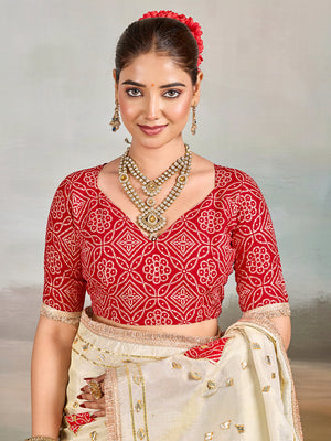 Buy Designer Style Saree With GotaPatti Work Tanmira