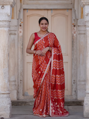 Buy Festive Special Dola Silk Saree Banarasi Design Tanmira Image 1