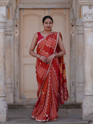 Buy Festive Special Dola Silk Saree Banarasi Design Tanmira Image 3