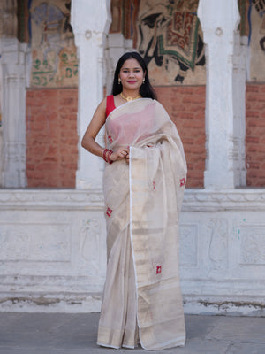 Buy New Traditional Banarasi Saree With Festive Wear Tanmira image 1