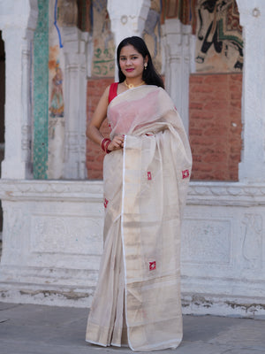 Buy New Traditional Banarasi Saree With Festive Wear Tanmira image 3