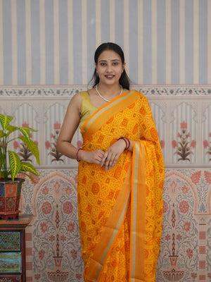 Buy Bandhani Style Saree Tanmira