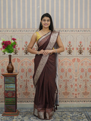 Buy Beautiful Upada Silk Banarasi Style Saree Tanmira