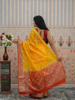 Buy Kota doriya Banarasi Style Saree Tanmira