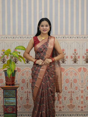 Buy Cotton Silk Printed Style Saree Tanmira