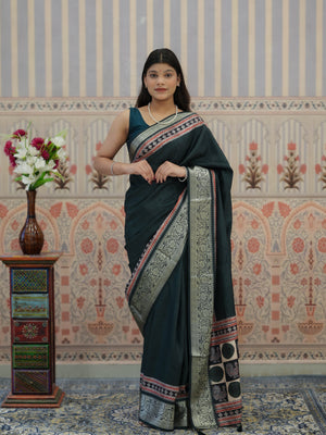 Buy Upada Silk with Banarasi Style Saree Tanmira