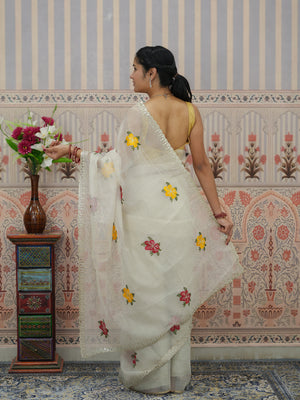 Buy Banarasi Style Kota Doriya Saree Tanmira