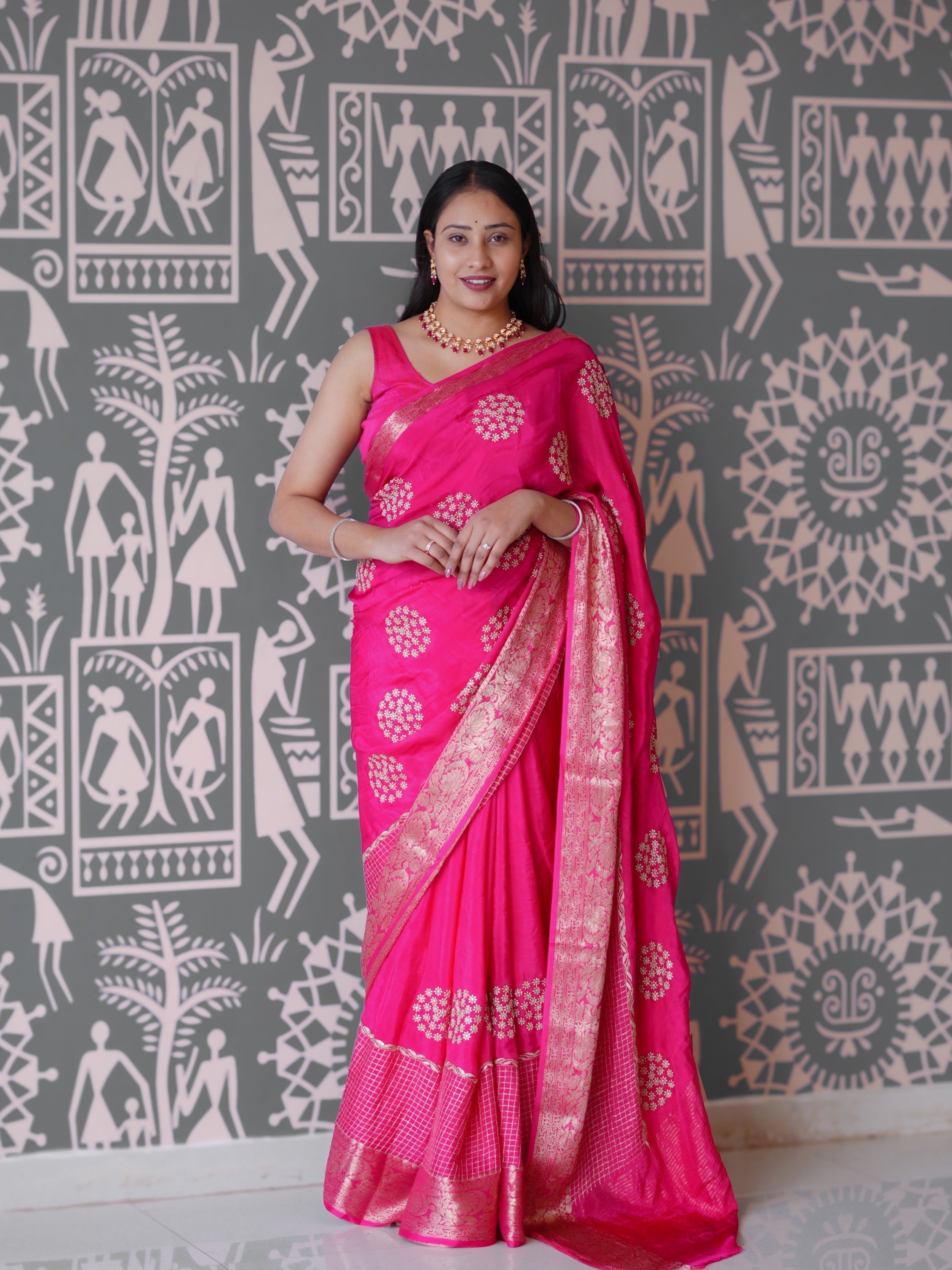Buy New Banarasi Style With Handcrafted Embroidery Tanmira