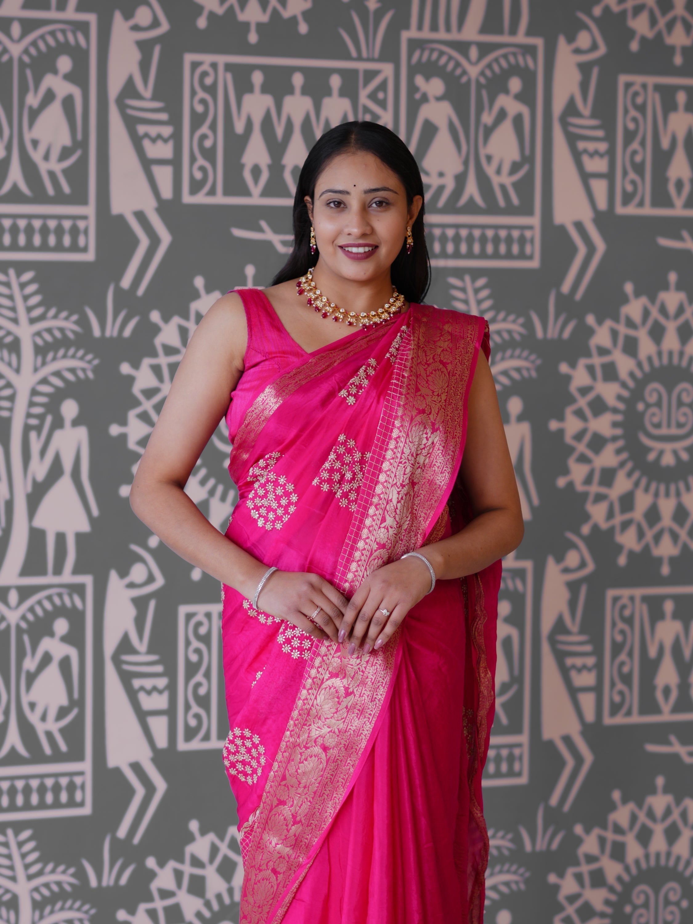 Buy New Banarasi Style With Handcrafted Embroidery Tanmira