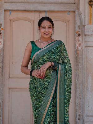 Buy Casual Style Chiffon Saree Tanmira Image 3