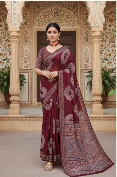 By Kalindi Saree With Casual Wear