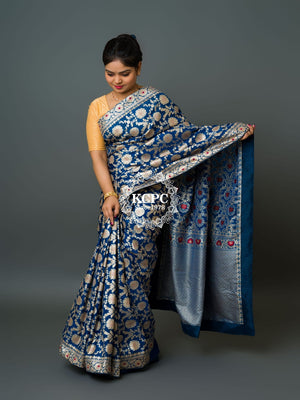 Neeta Ambani Cultural Event inspired Banarasi Handloom Meenakari Saree