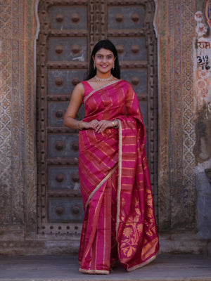 By New Royal Banarasi Inspired Saree Tanmira