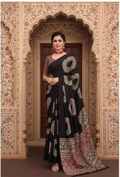 By Kalindi Saree With Casual Wear
