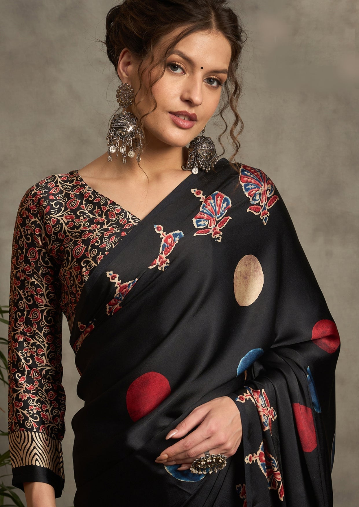 Tanmira Latest Beautiful Silk Ajrak Print Party Wear Saree APL