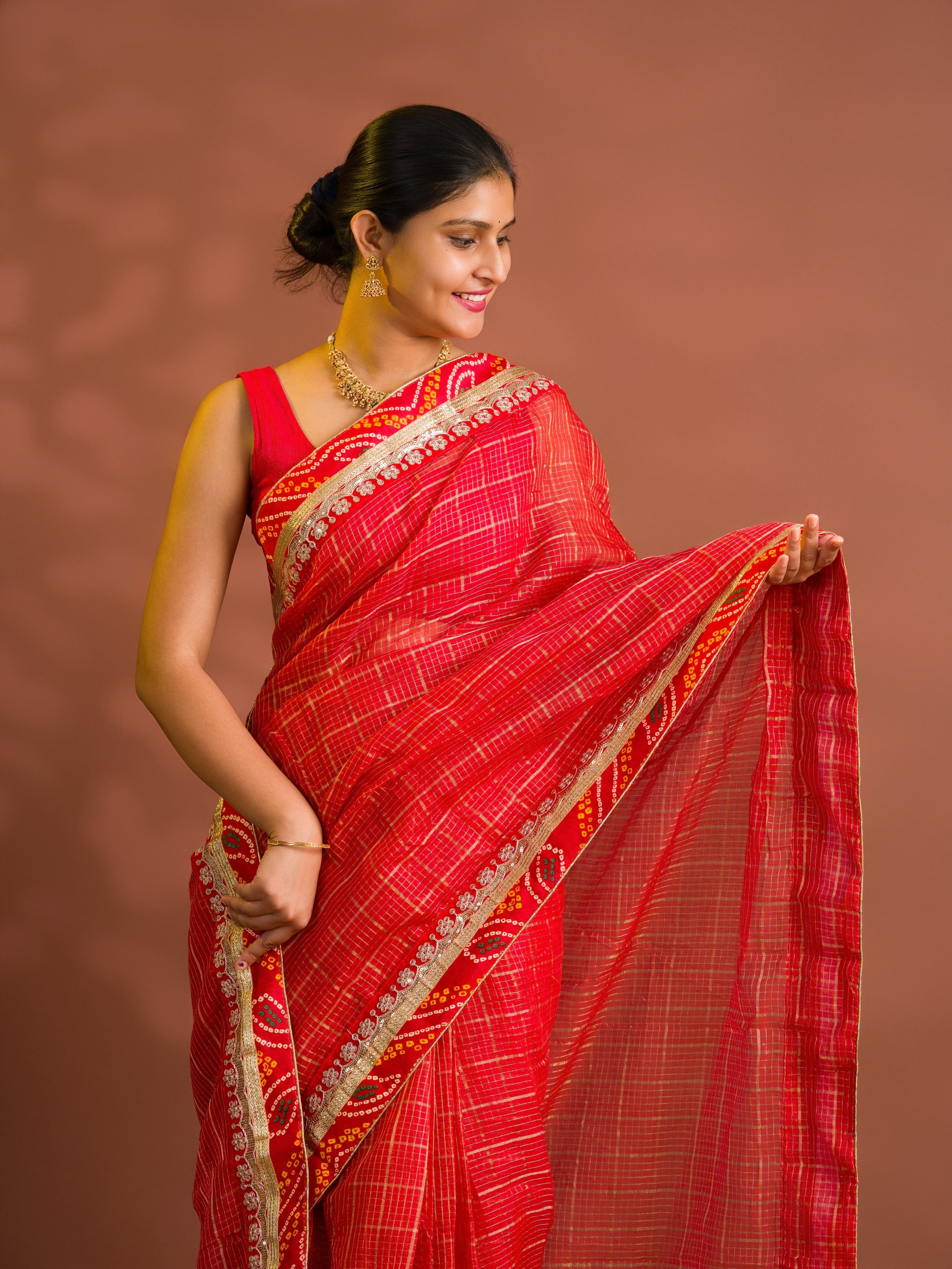 By Banarasi Saree With Festive Wear