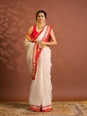 By Banarasi Saree With Festive Wear