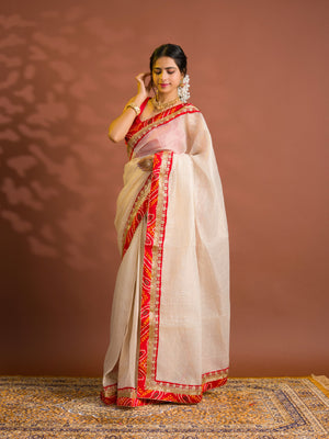 By Banarasi Saree With Festive Wear