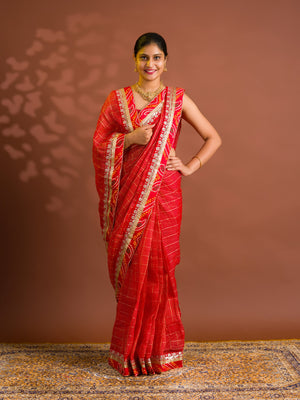 By Banarasi Saree With Festive Wear