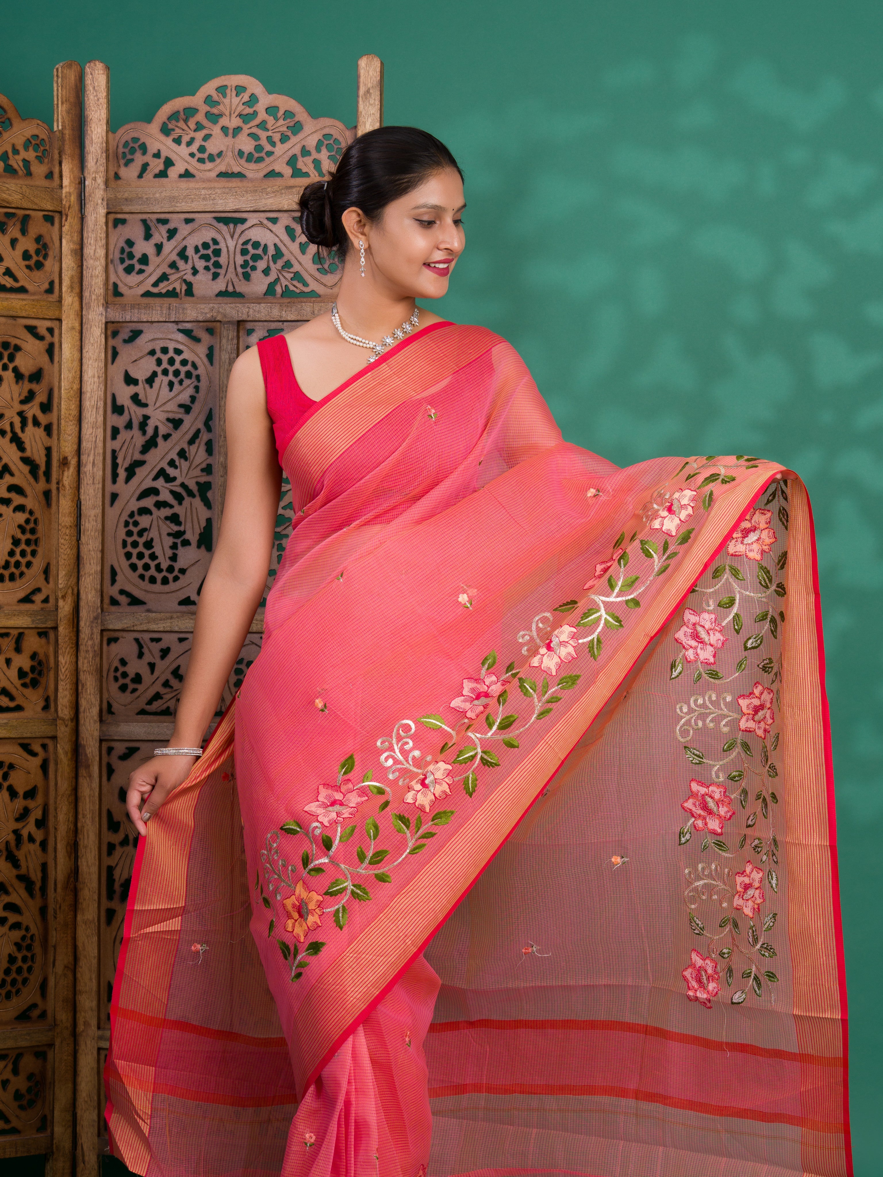 Tanmira New Kota Doriya Banarasi Style With kashish work Saree SWA