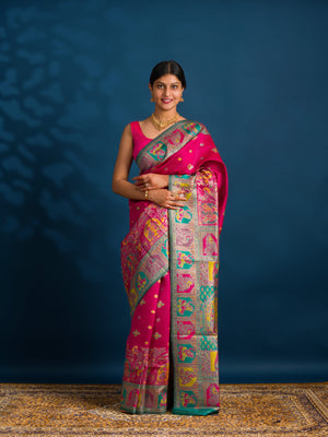 By Kalamkari Saree With Perfect for Festive Wear