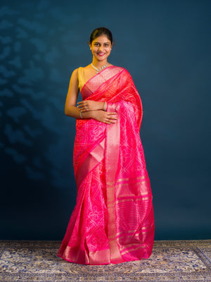 By Bandhani Saree With Festive Wear