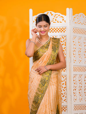 By Bandhani Saree With Festive Wear